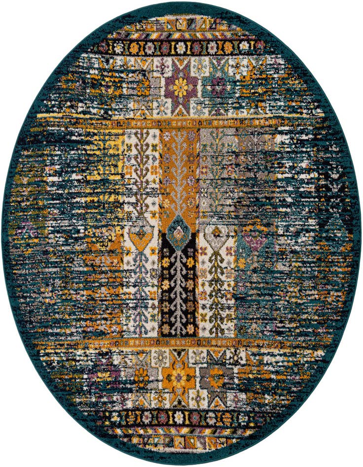 Detail image of 7' 10 x 7' 10 Carrington Round Rug