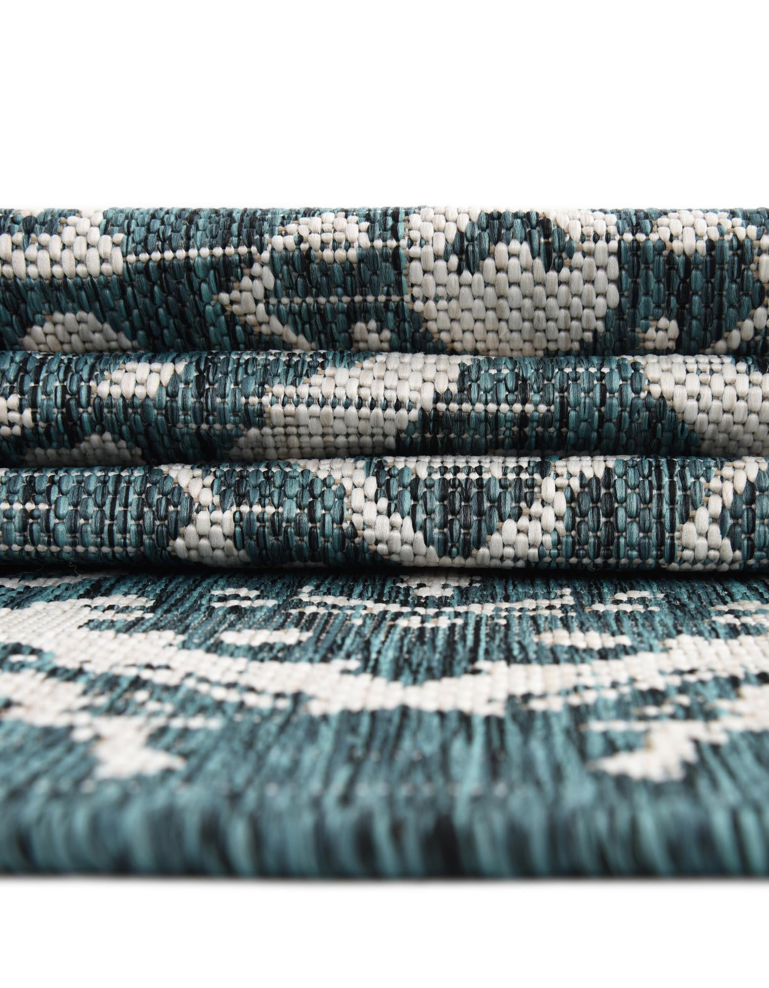 13' x 13' Easy-Clean Jill Zarin Dubai Indoor / Outdoor Round Rug