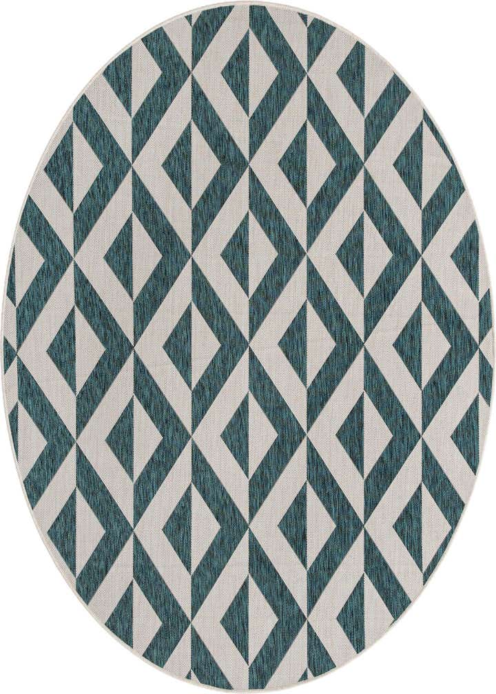 6' 7 x 6' 7 Easy-Clean Jill Zarin Napa Indoor / Outdoor Round Rug