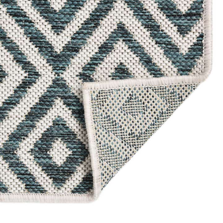 7' x 7' Easy-Clean Jill Zarin Costa Rica Indoor / Outdoor Round Rug