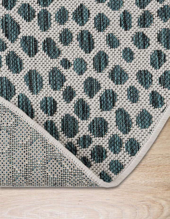 6' 7 x 6' 7 Easy-Clean Jill Zarin Cape Town Indoor / Outdoor Round Rug