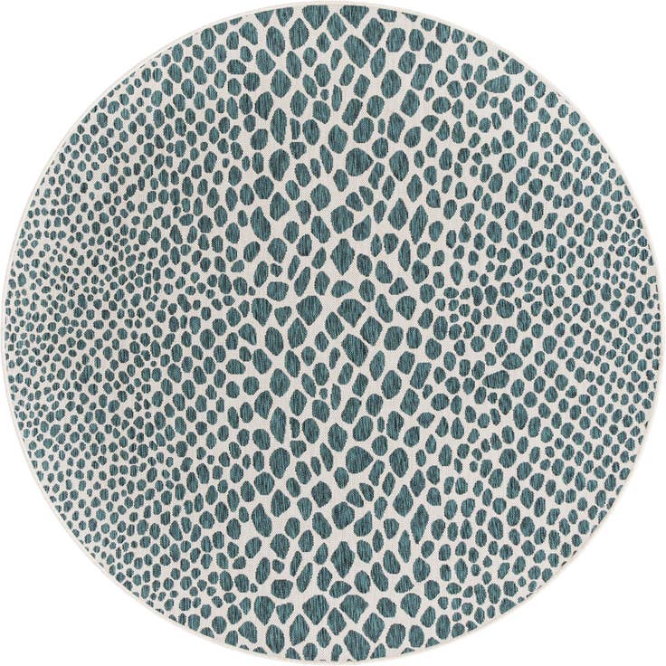 Detail image of 6' 7 x 6' 7 Easy-Clean Jill Zarin Cape Town Indoor / Outdoor Round Rug