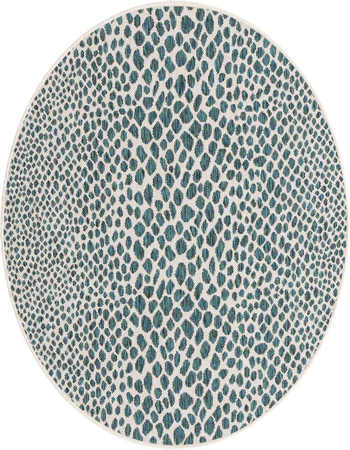 4' x 4' Easy-Clean Jill Zarin Cape Town Indoor / Outdoor Round Rug