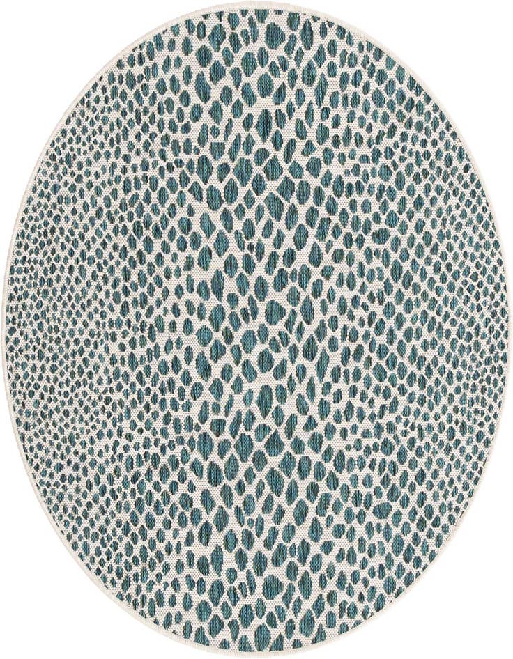 Detail image of 4' x 4' Easy-Clean Jill Zarin Cape Town Indoor / Outdoor Round Rug