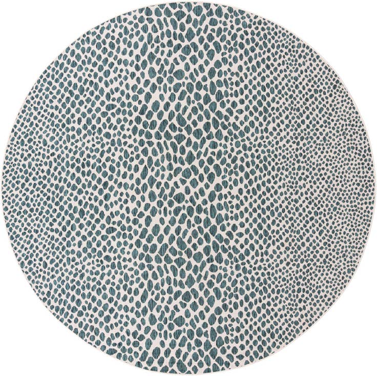Detail image of 10' 8 x 10' 8 Easy-Clean Jill Zarin Cape Town Indoor / Outdoor Round Rug