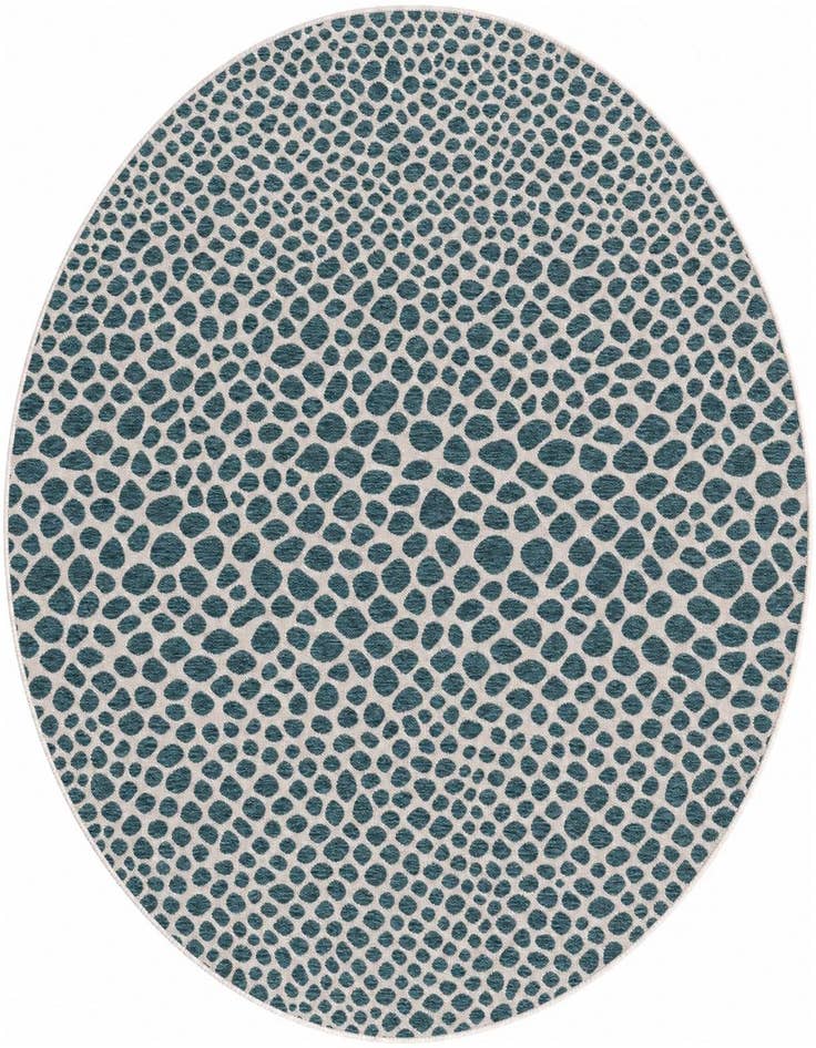 Detail image of 7' x 7' Easy-Clean Jill Zarin Indoor / Outdoor Round Rug