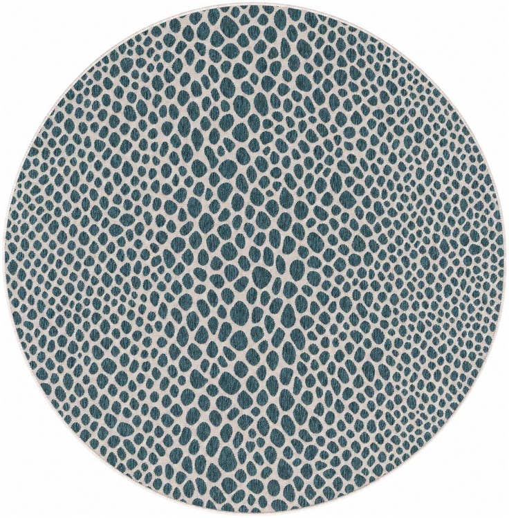 Detail image of 7' x 7' Easy-Clean Jill Zarin Indoor / Outdoor Round Rug