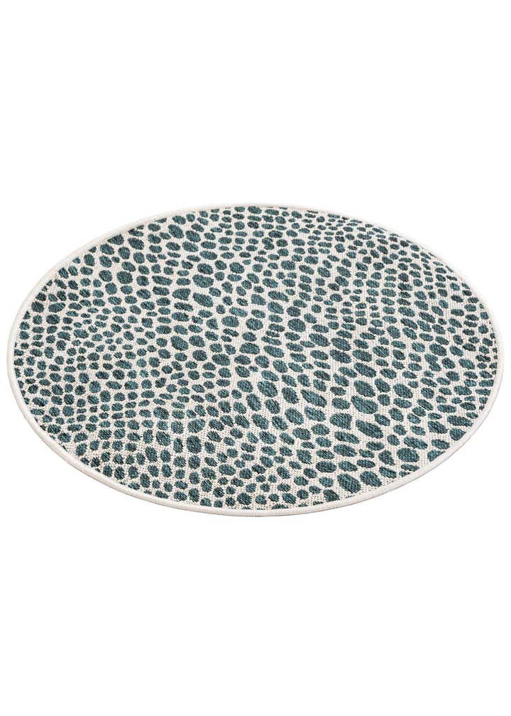 3' x 3' Easy-Clean Jill Zarin Indoor / Outdoor Round Rug