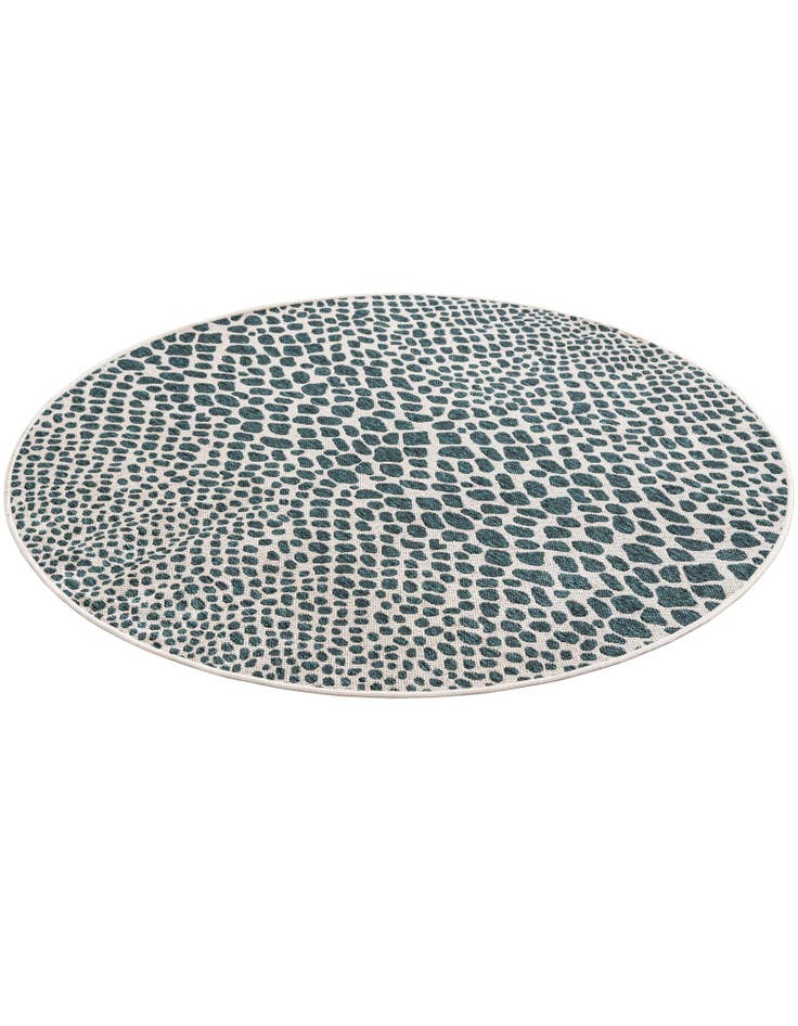 Detail image of 5' 3 x 5' 3  Washable Jill Zarin Indoor / Outdoor Round Rug