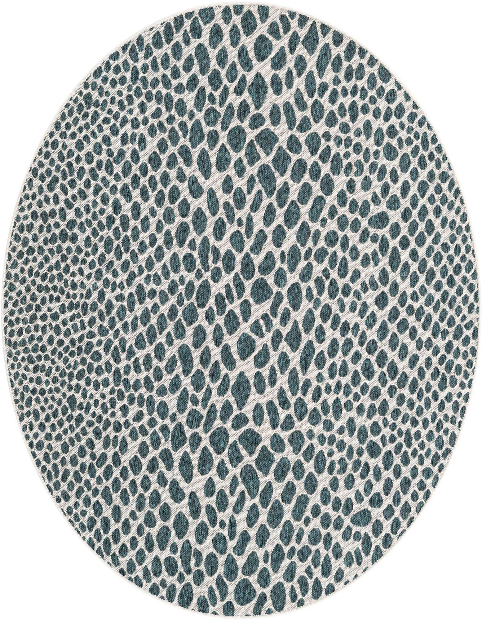 6' x 6' Easy-Clean Jill Zarin Indoor / Outdoor Round Rug