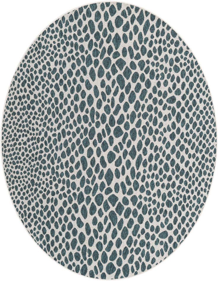 Detail image of 6' x 6' Easy-Clean Jill Zarin Indoor / Outdoor Round Rug