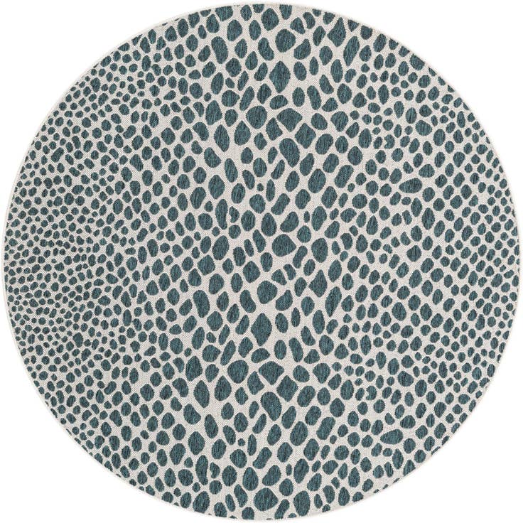 Detail image of 6' x 6' Easy-Clean Jill Zarin Indoor / Outdoor Round Rug