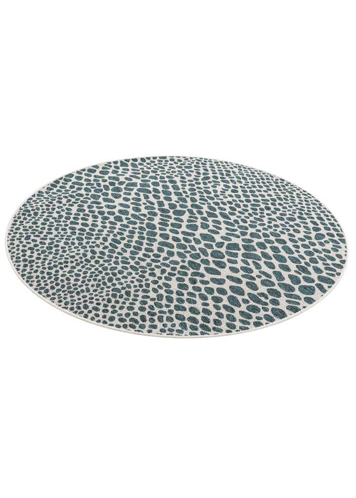 6' x 6' Easy-Clean Jill Zarin Indoor / Outdoor Round Rug