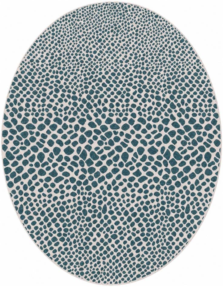 Detail image of 7' 10 x 7' 10 Easy-Clean Jill Zarin Indoor / Outdoor Round Rug
