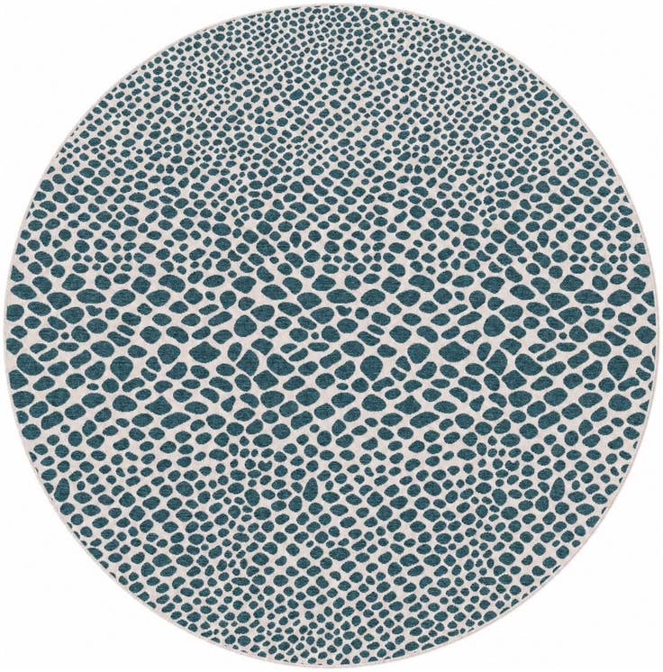 Detail image of 7' 10 x 7' 10 Easy-Clean Jill Zarin Indoor / Outdoor Round Rug