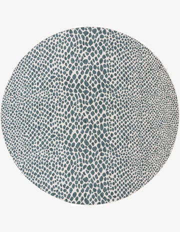10' 8 x 10' 8 Easy-Clean Jill Zarin Cape Town Indoor / Outdoor Round Rug