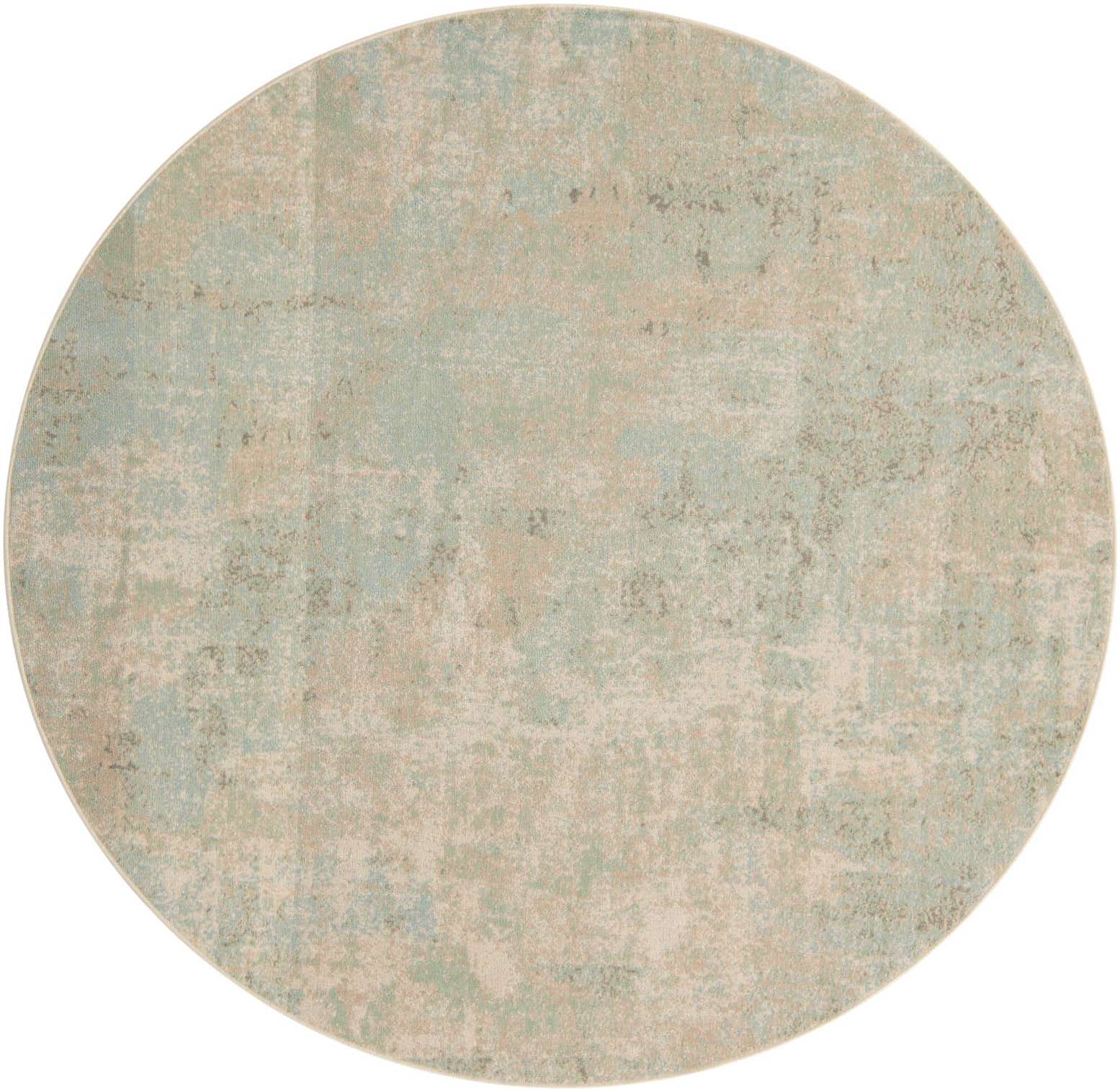 7' x 7' Lotus Round Rug