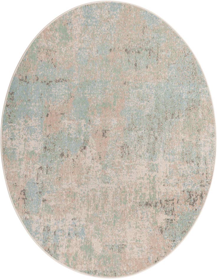 Detail image of 5' x 5' Lotus Round Rug