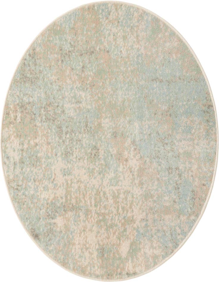 Detail image of 3' 3 x 3' 3 Lotus Round Rug