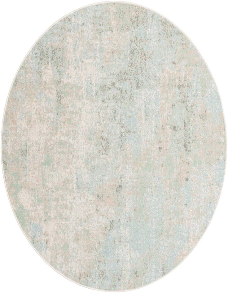 Detail image of 6' 1 x 6' 1 Lotus Round Rug