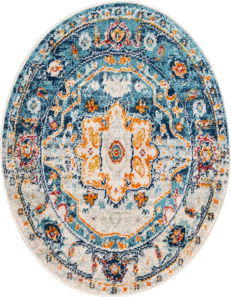 Detail image of 3' x 3' Madeline Vintage Round Rug