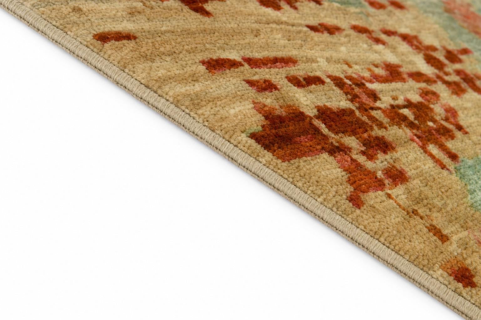 9' 8 x 9' 10 Hand Knotted Mamluk Ziegler Round Rug