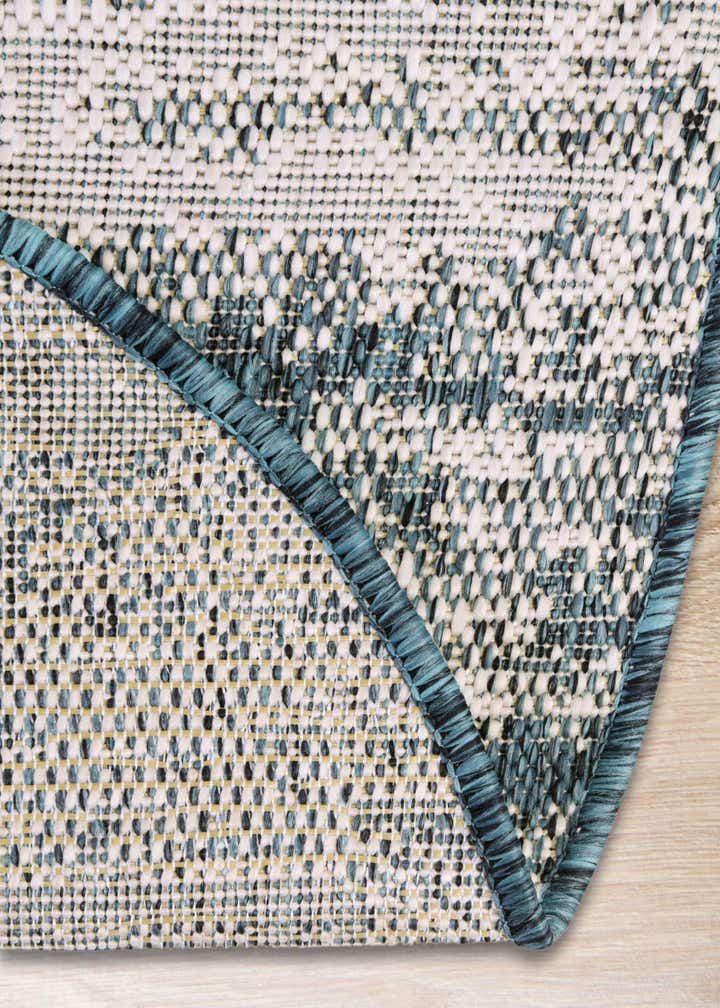 3' x 3' Easy-Clean Modern Indoor / Outdoor Round Rug