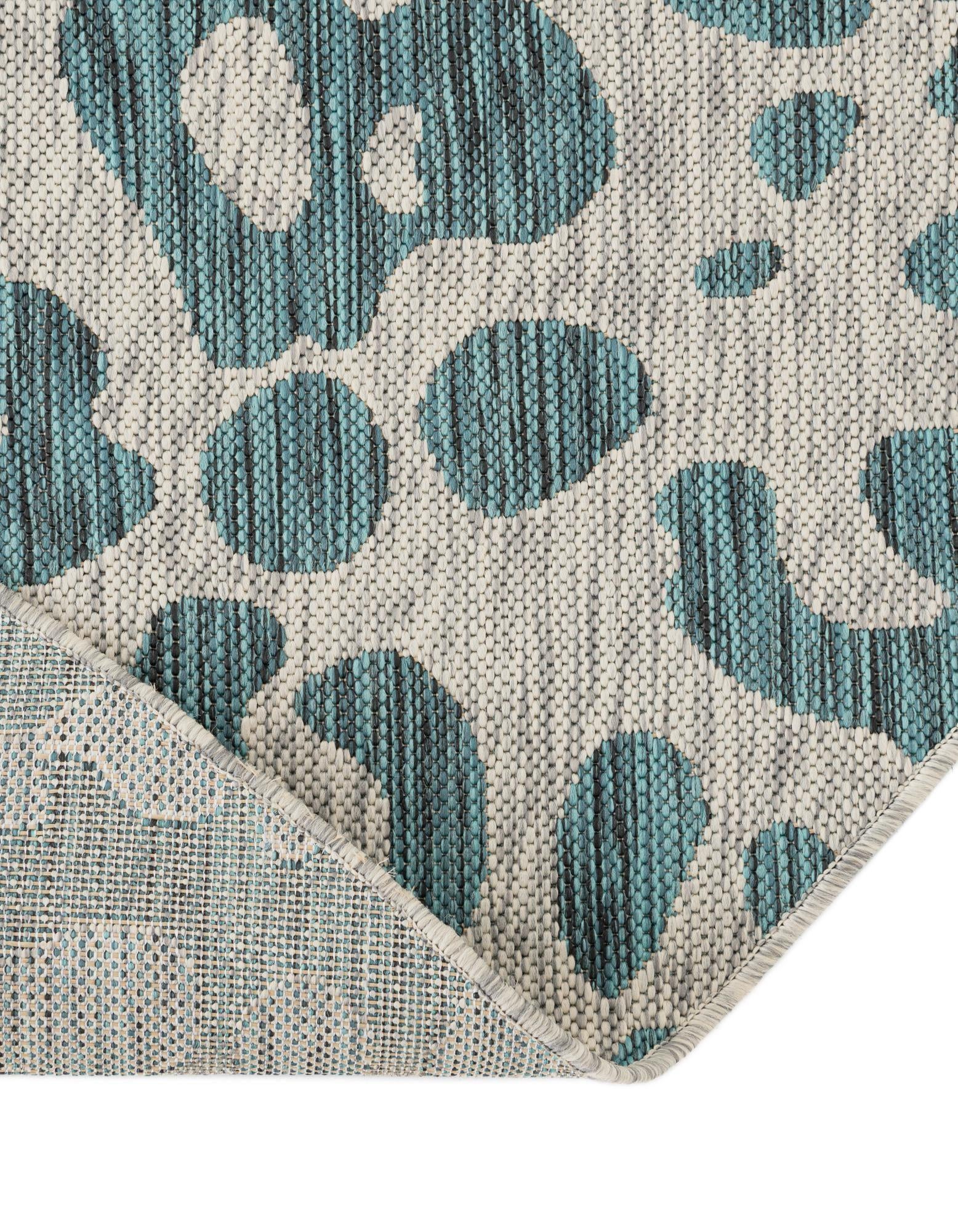 10' 8 x 10' 8 Easy-Clean Safari Indoor / Outdoor Round Rug