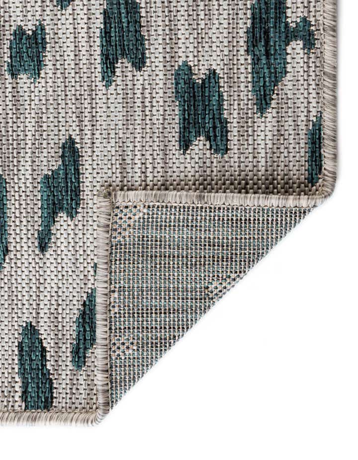 4' x 4' Easy-Clean Safari Indoor / Outdoor Round Rug