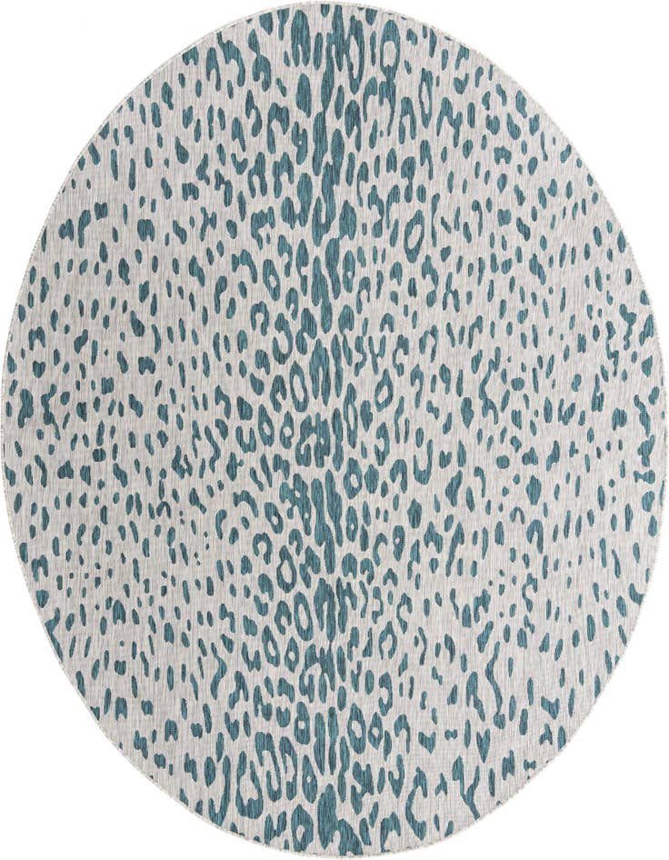 Detail image of 10' x 10' Easy-Clean Safari Indoor / Outdoor Round Rug