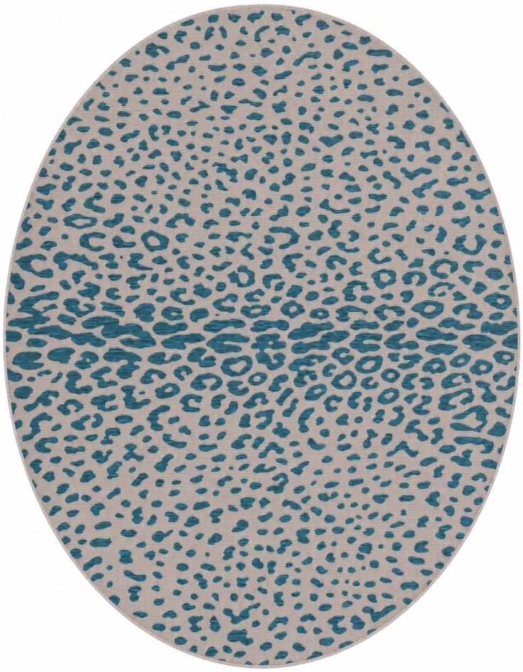 Detail image of 10' x 10' Easy-Clean Safari Indoor / Outdoor Round Rug