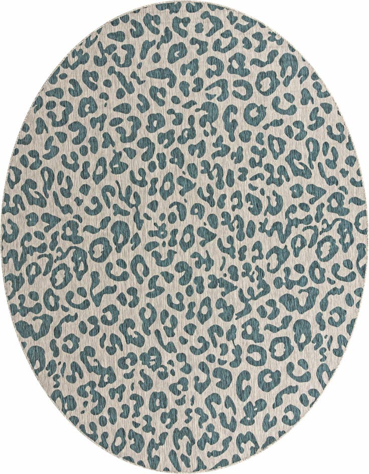Detail image of 10' 8 x 10' 8 Easy-Clean Safari Indoor / Outdoor Round Rug