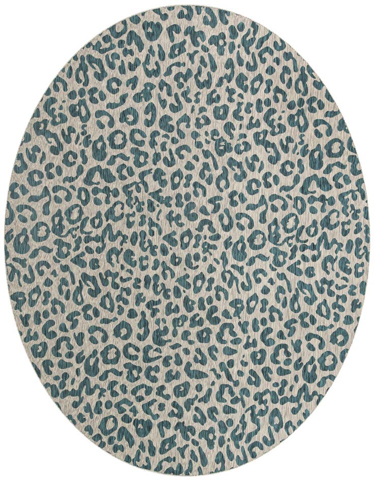 Detail image of 13' x 13' Easy-Clean Safari Indoor / Outdoor Round Rug
