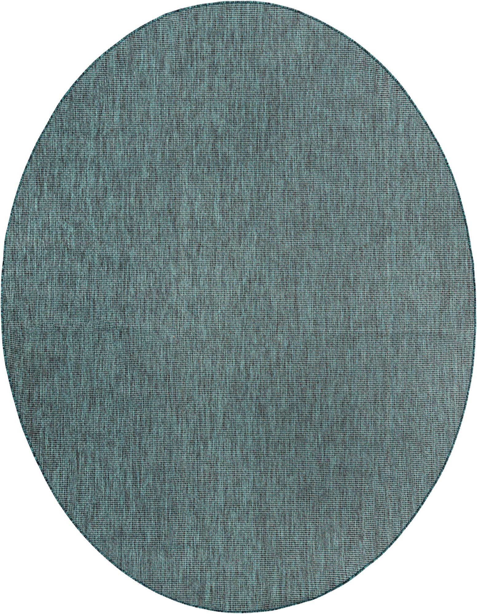 10' 8 x 10' 8 Easy-Clean Solid Indoor / Outdoor Round Rug