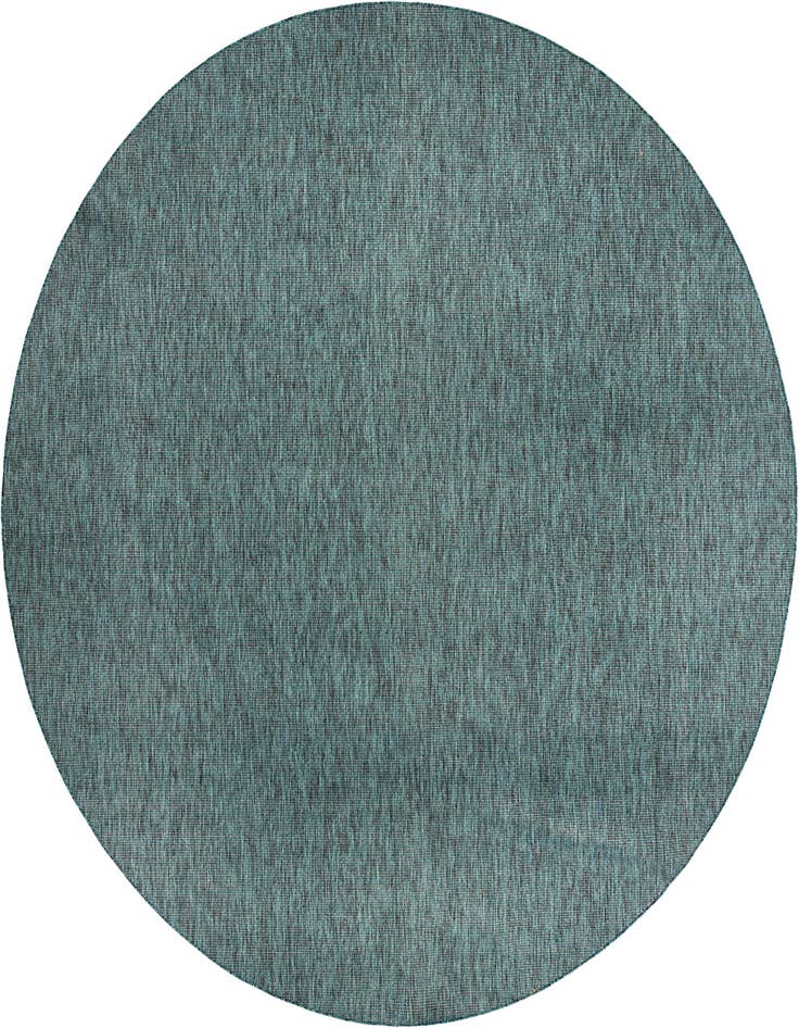 Detail image of 13' x 13' Easy-Clean Solid Indoor / Outdoor Round Rug