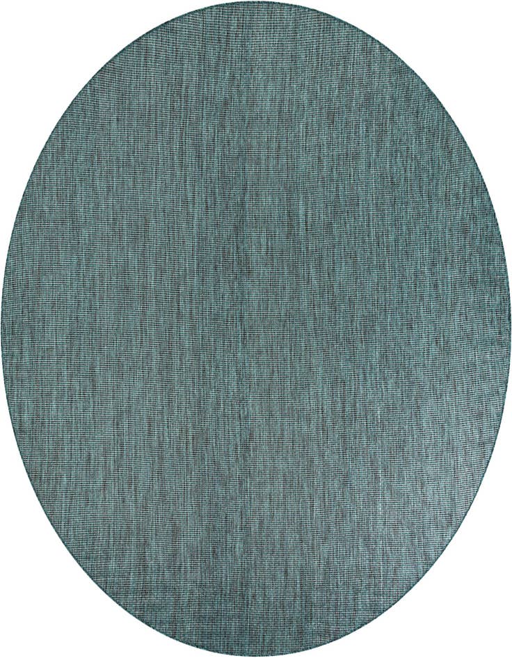 Detail image of 10' x 10' Easy-Clean Solid Indoor / Outdoor Round Rug