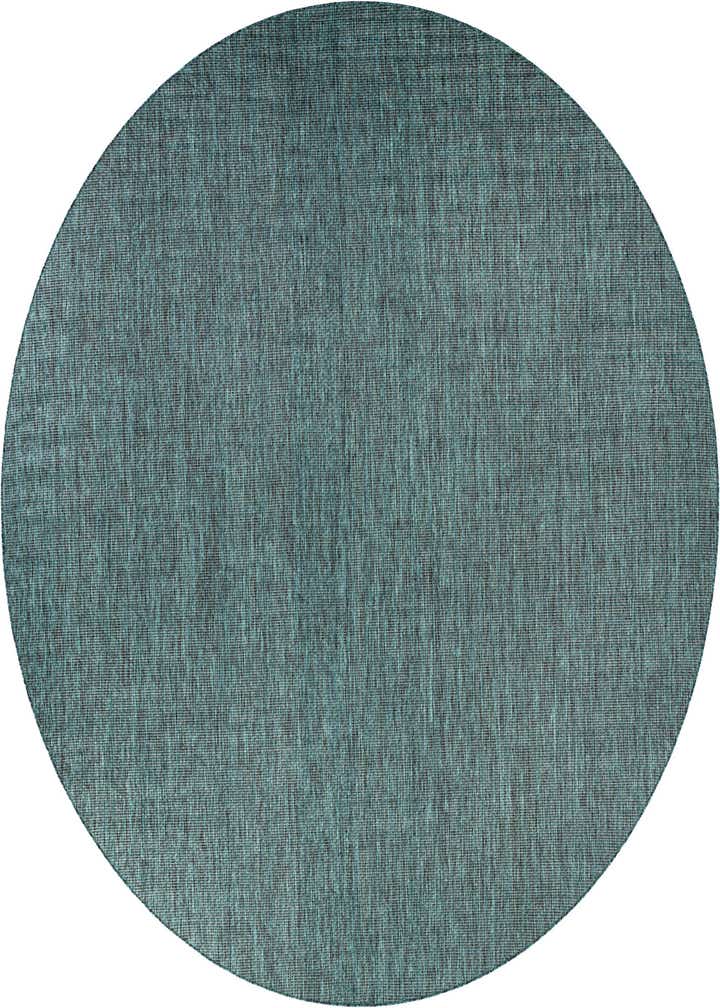 12' x 12' Easy-Clean Solid Indoor / Outdoor Round Rug