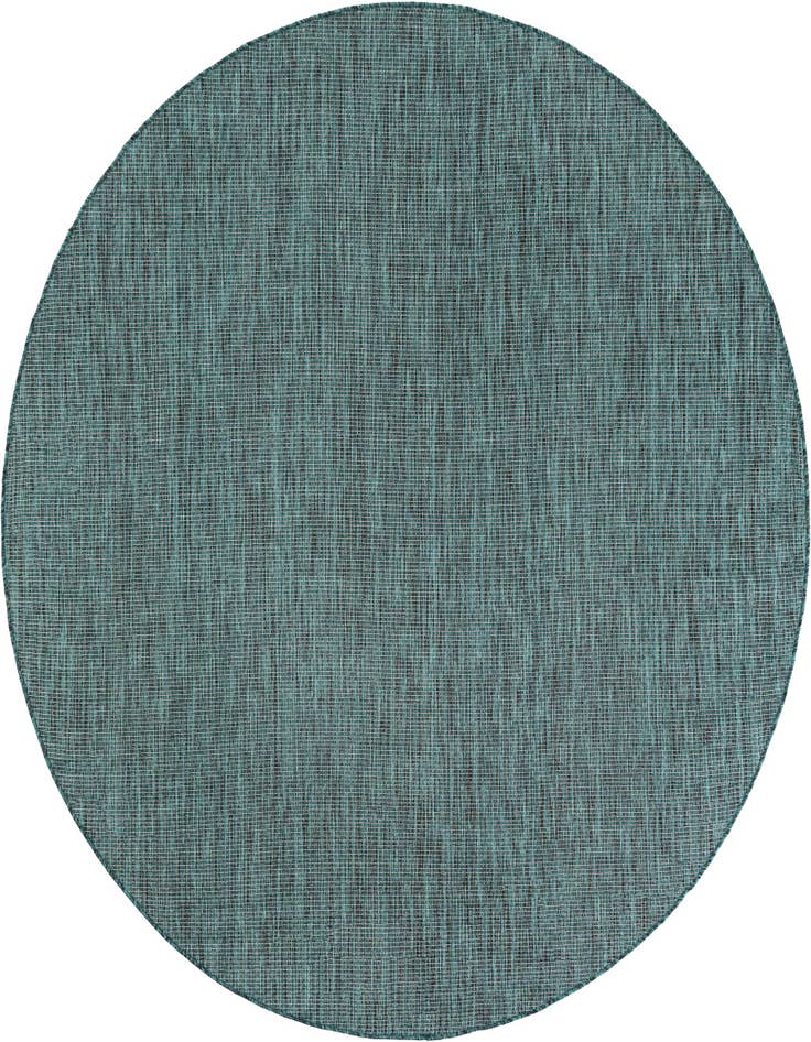 Detail image of 7' 10 x 7' 10 Easy-Clean Solid Indoor / Outdoor Round Rug