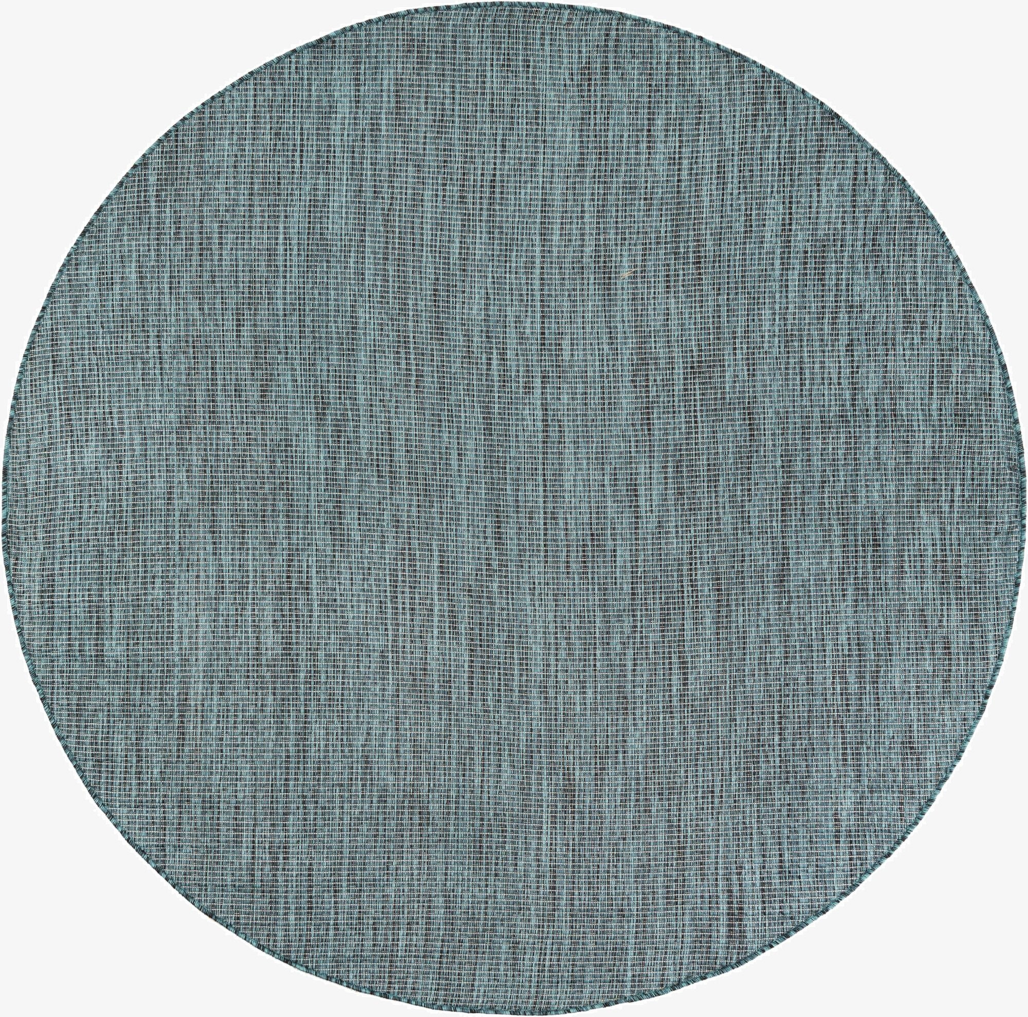Primary image 5' 3 x 5' 3  Washable Solid Indoor / Outdoor Round Rug