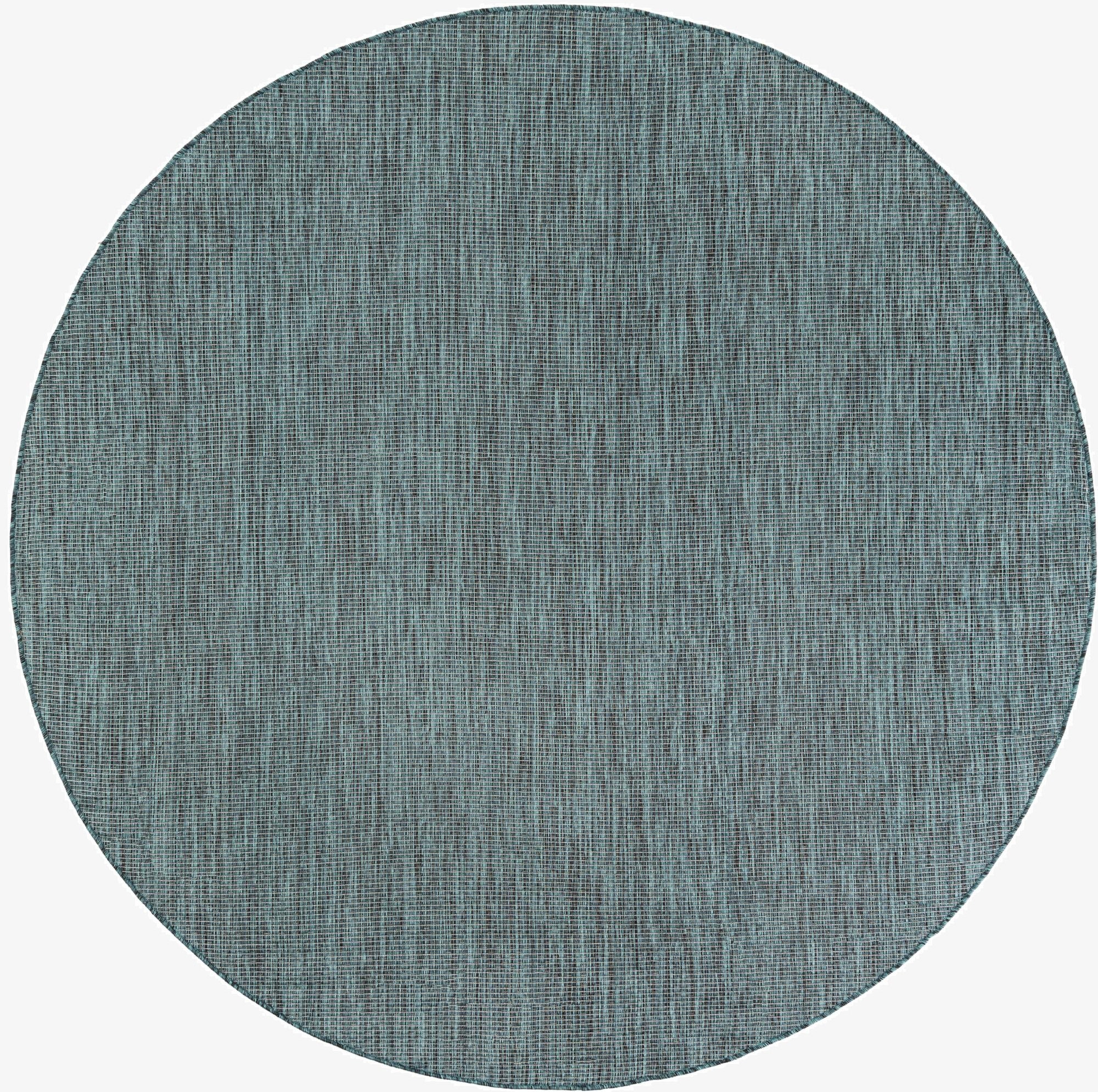 Primary image 7' 10 x 7' 10  Washable Solid Indoor / Outdoor Round Rug