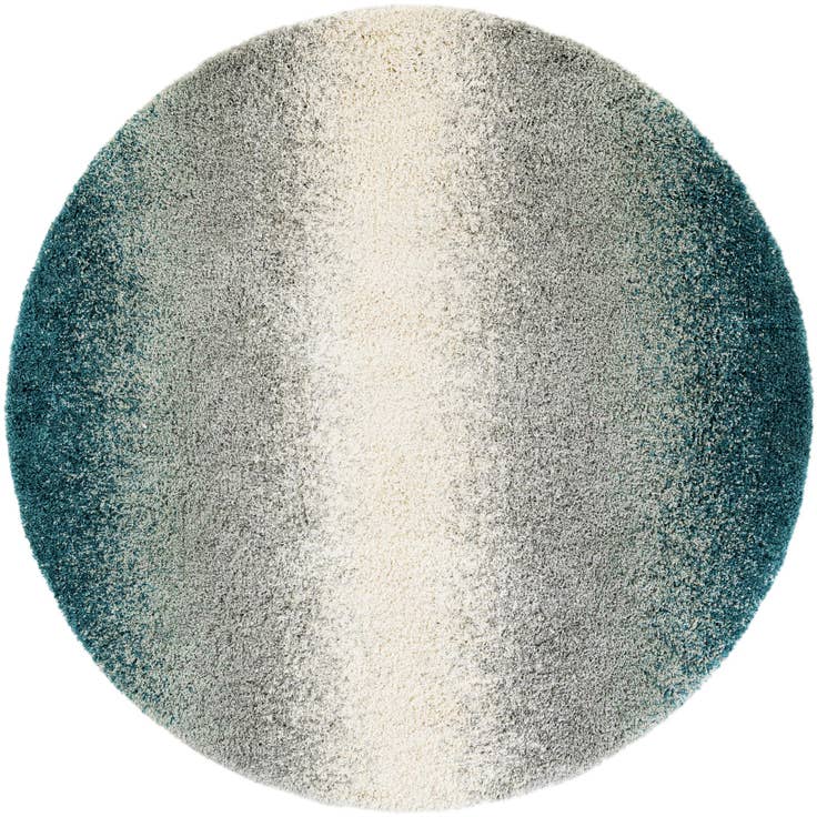 Vue détaillée : 240cm x 240cm Soft Touch Shag Tapis Rond