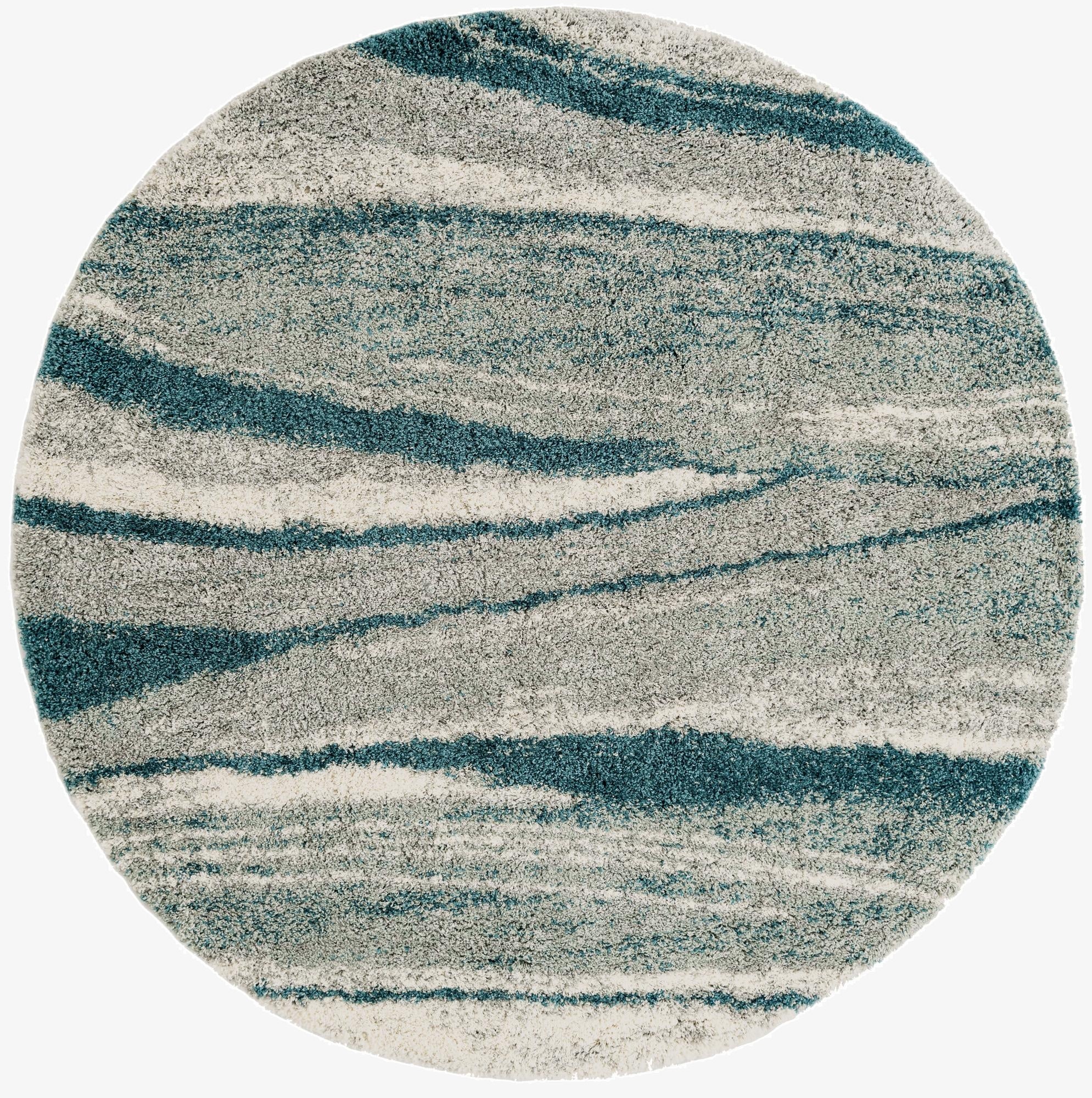 7' 10 x 7' 10 Soft Touch Shag Round Rug