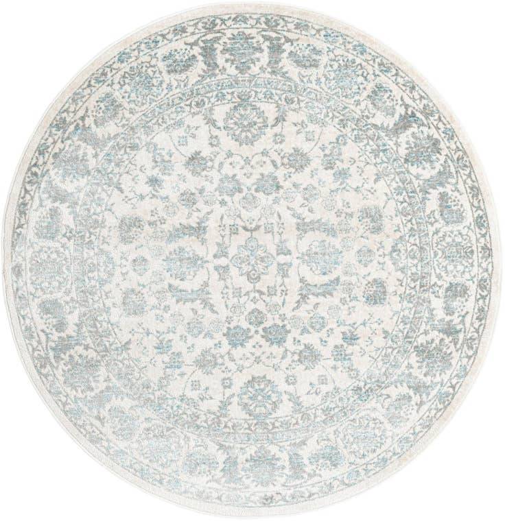 Detail image of Jill Zarin 5' 3 x 5' 3 Uptown Central Park Round Rug