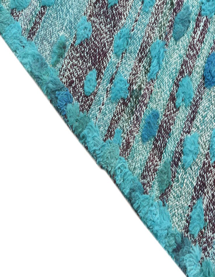 Detail image of 2' 7 x 11' 10 Hand Knotted Darya Wool Runner Rug