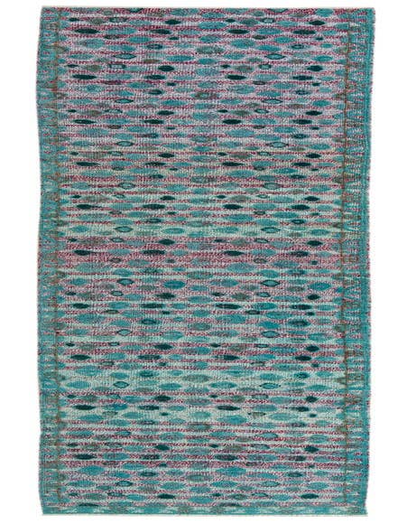Detail image of 3' 1 x 15' 9 Hand Knotted Darya Wool Runner Rug