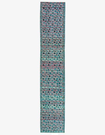 3' 1 x 15' 9 Hand Knotted Darya Wool Runner Rug