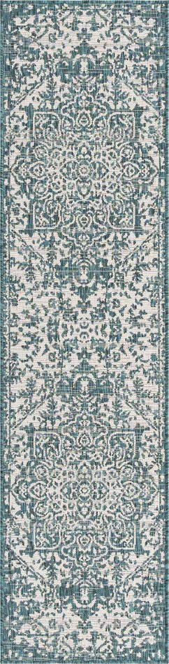 Detail image of 2' x 8' Easy-Clean Jill Zarin Dubai Indoor / Outdoor Runner Rug