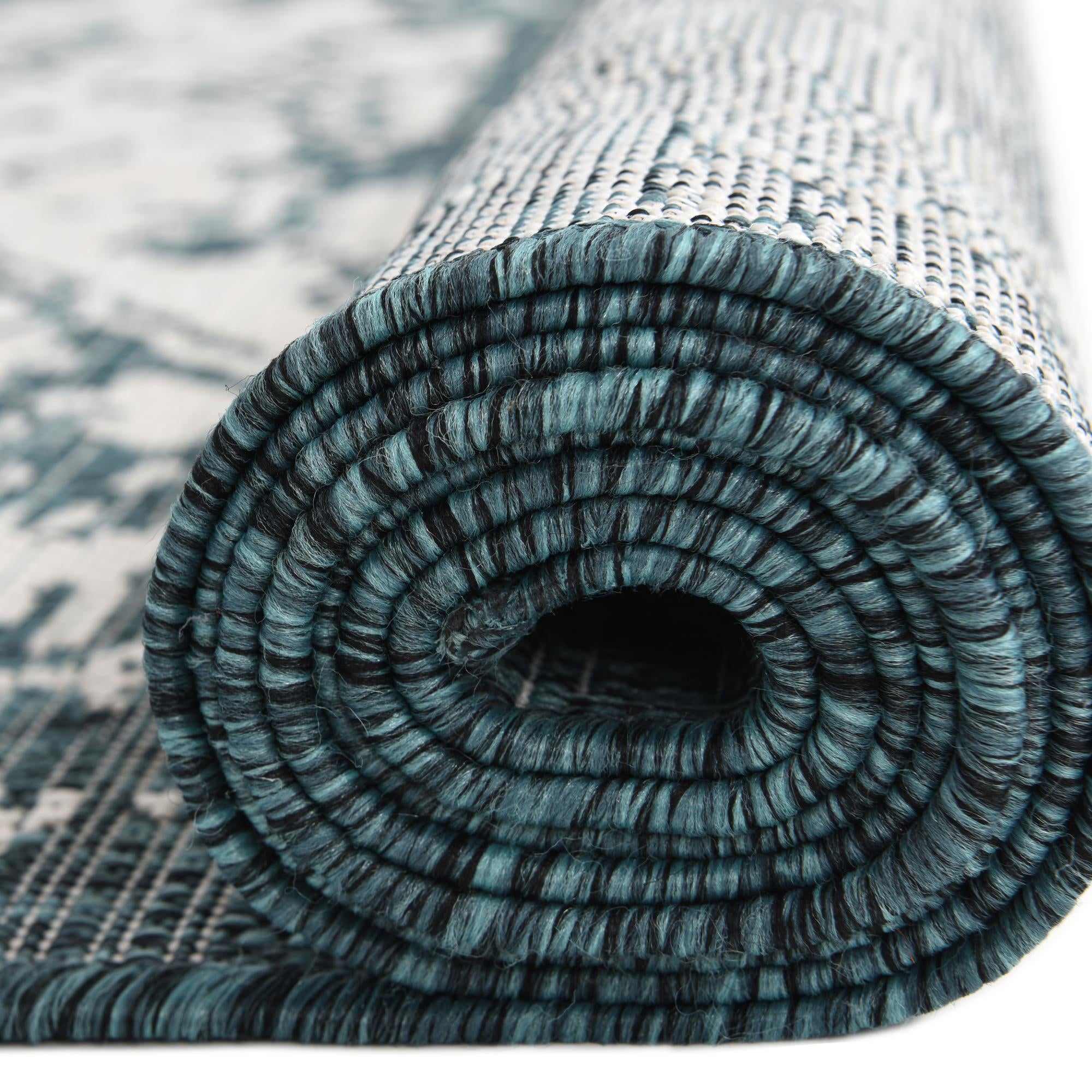 2' x 8' Easy-Clean Jill Zarin Dubai Indoor / Outdoor Runner Rug