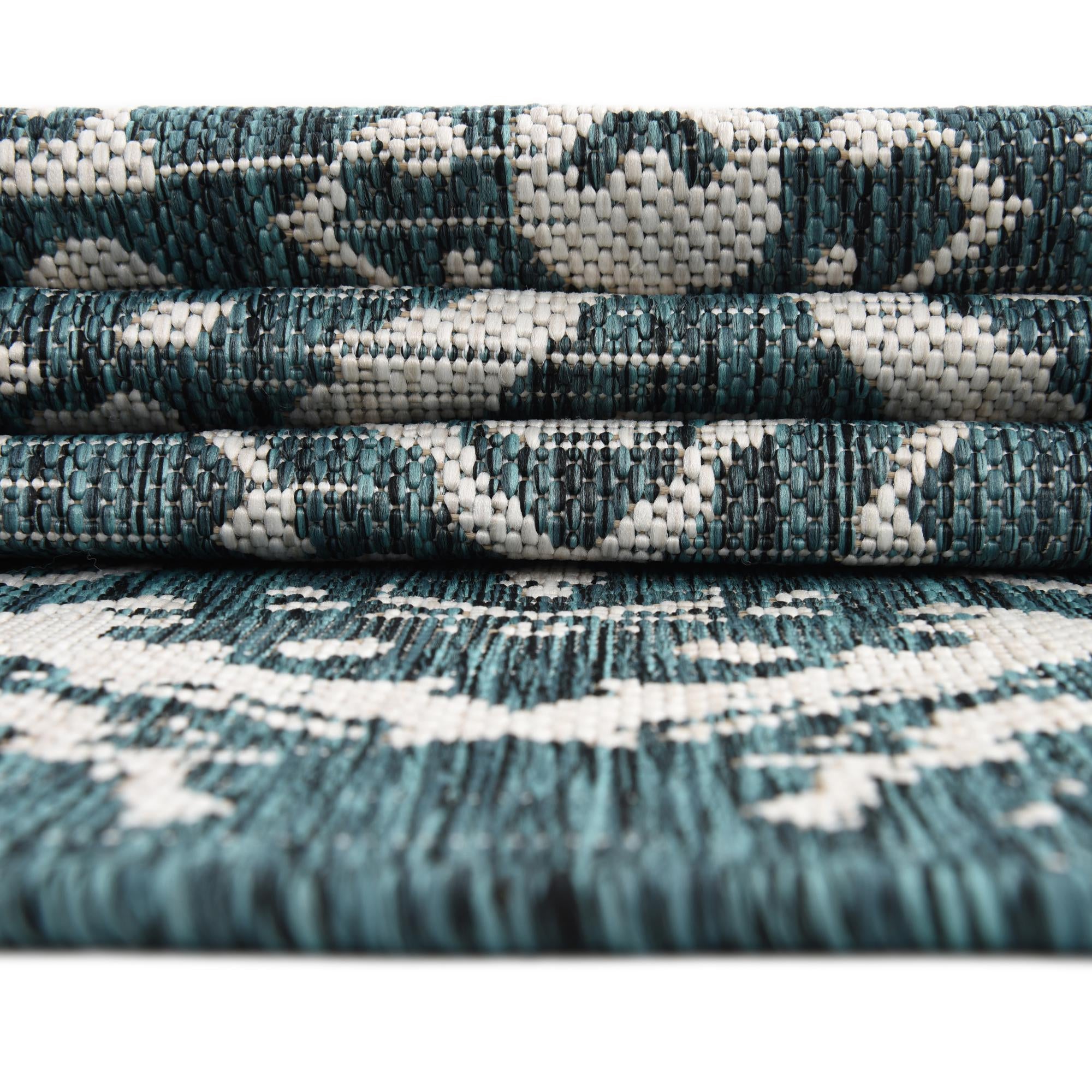 2' x 8' Easy-Clean Jill Zarin Dubai Indoor / Outdoor Runner Rug