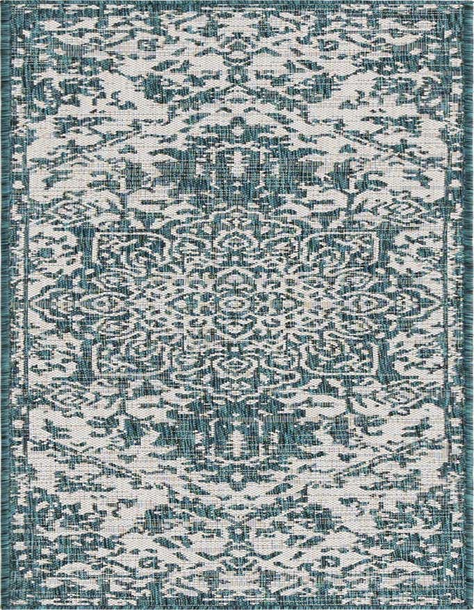 2' x 6' Easy-Clean Jill Zarin Dubai Indoor / Outdoor Runner Rug